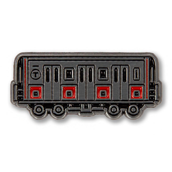 Boston MBTA Red Line Subway Car Enamel Pin