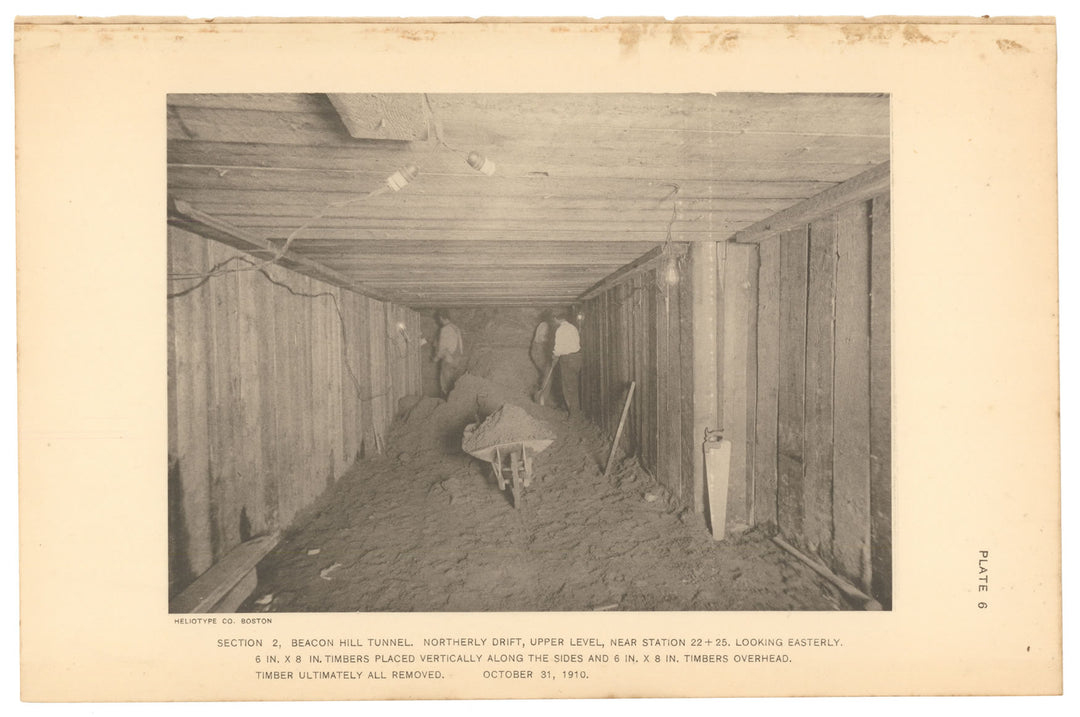 BTC Report 17 1911 Plate 06: Beacon Hill Tunnel, North Upper Drift