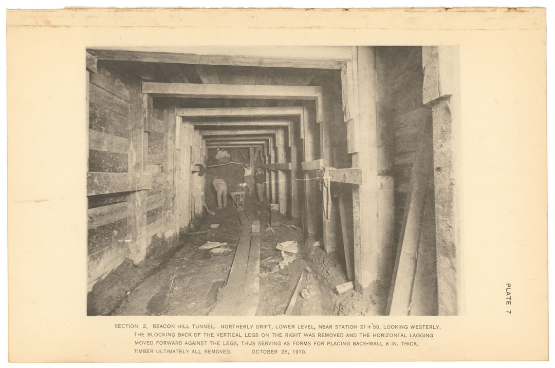BTC Report 17 1911 Plate 07: Beacon Hill Tunnel, North Drift