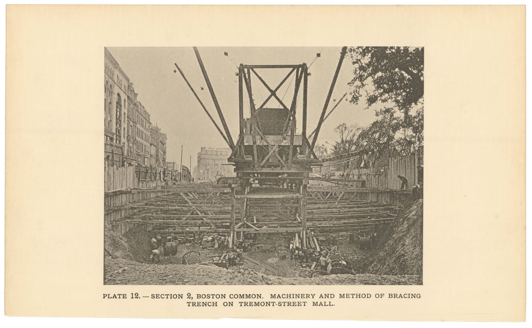 BTC Report 02 1896 Plate 12: Machinery at Tremont Street Mall, Boston, Massachusetts