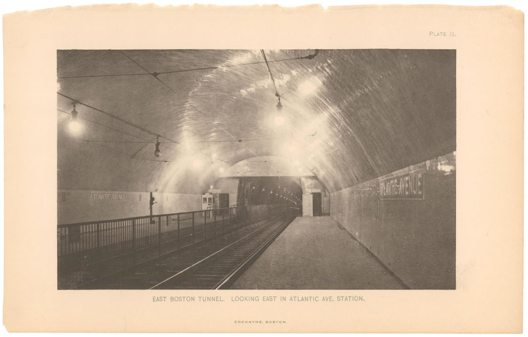 BTC Report 12 1906 Plate 13: Atlantic Avenue Station Platforms