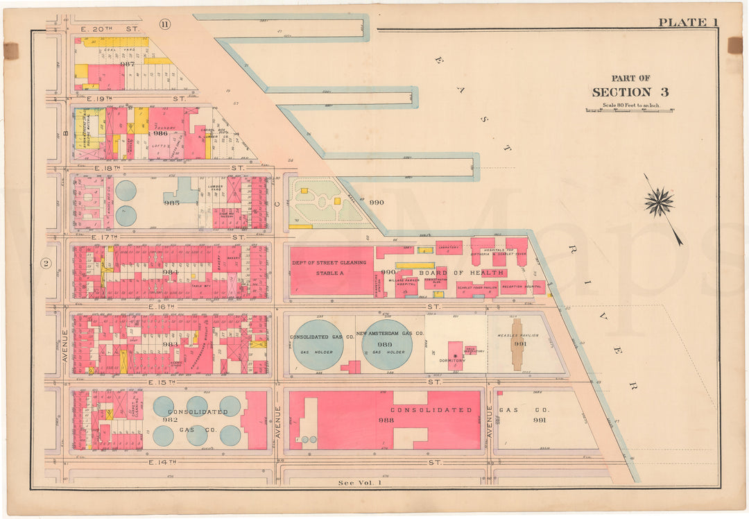Manhattan, New York, Vol. 2, 1909 Plate 001