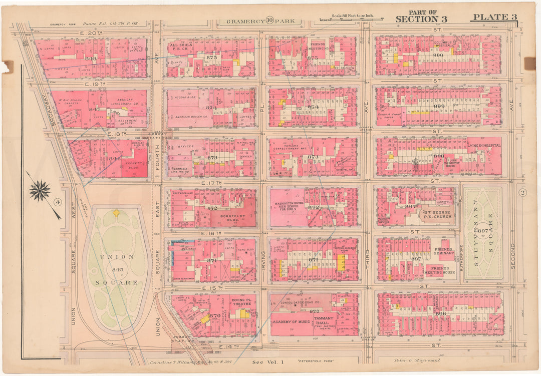 Manhattan, New York, Vol. 2, 1909 Plate 003