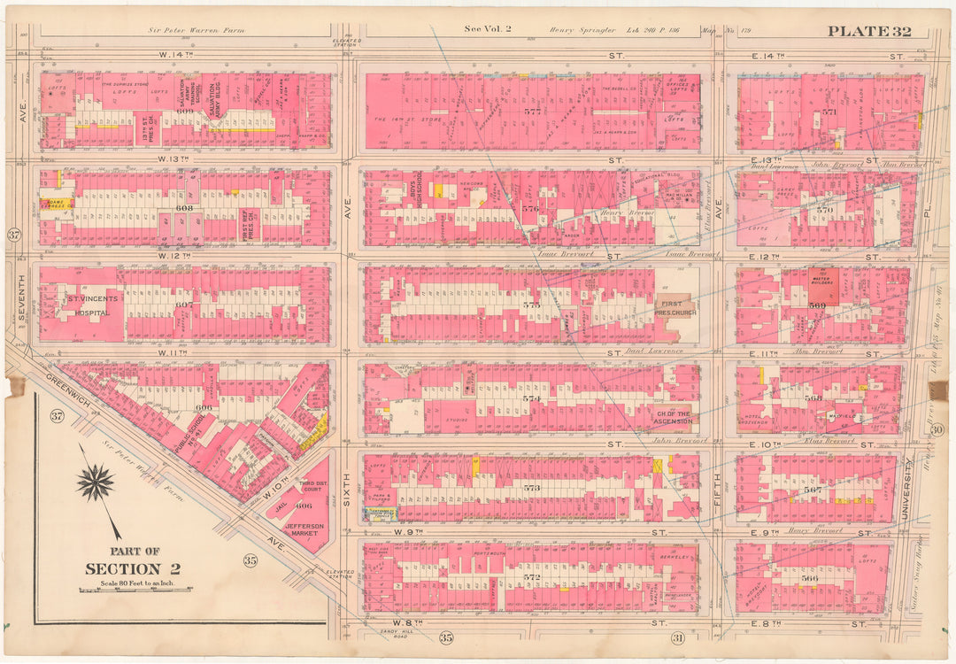Manhattan, New York 1909 Vol. 1: Plate 032