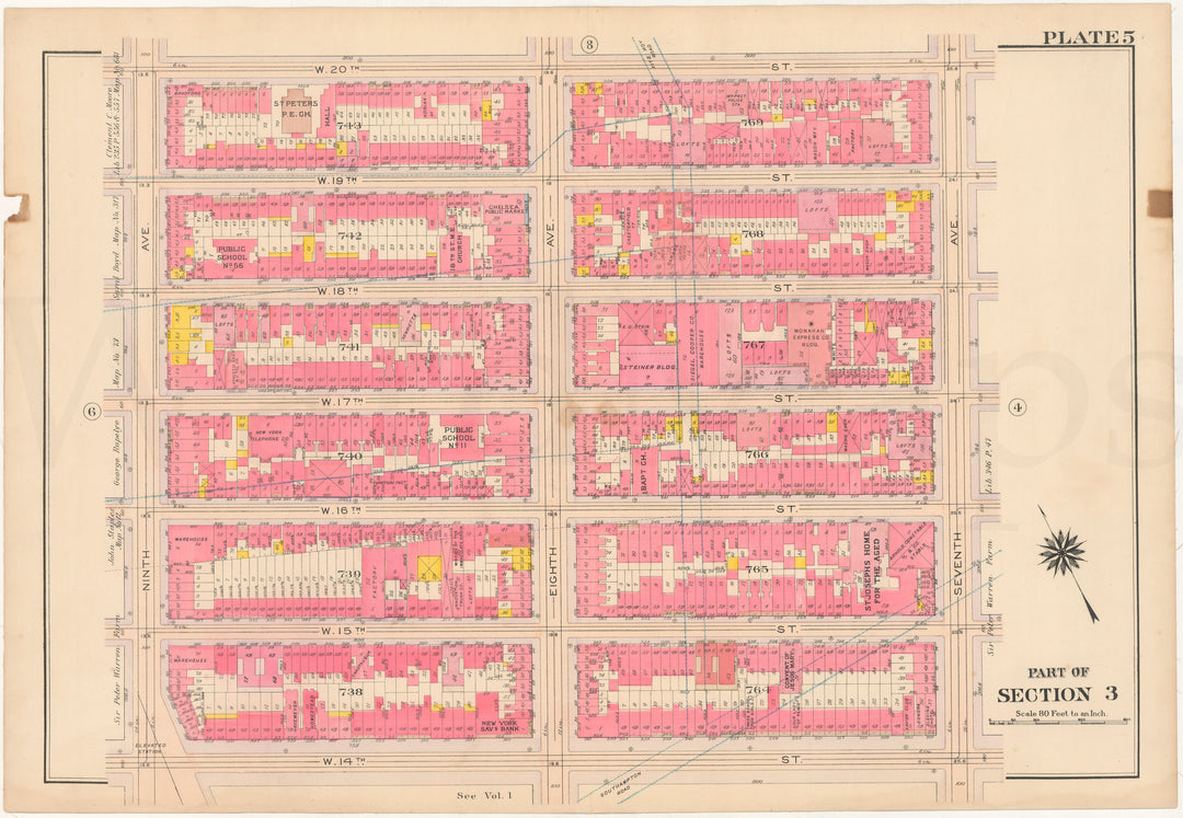 Manhattan, New York, Vol. 2, 1909 Plate 005