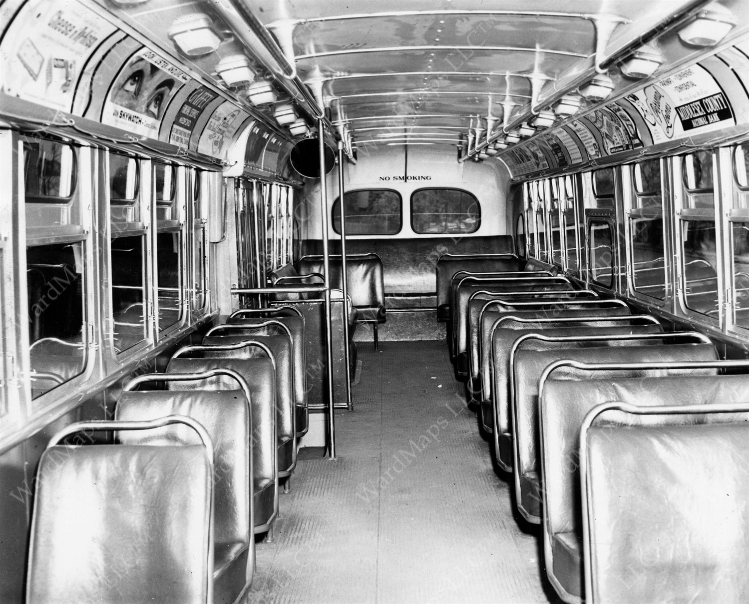 Mta R188 Interior MTA Bus #2138 Interior, November 19, 1955 – WardMaps LLC