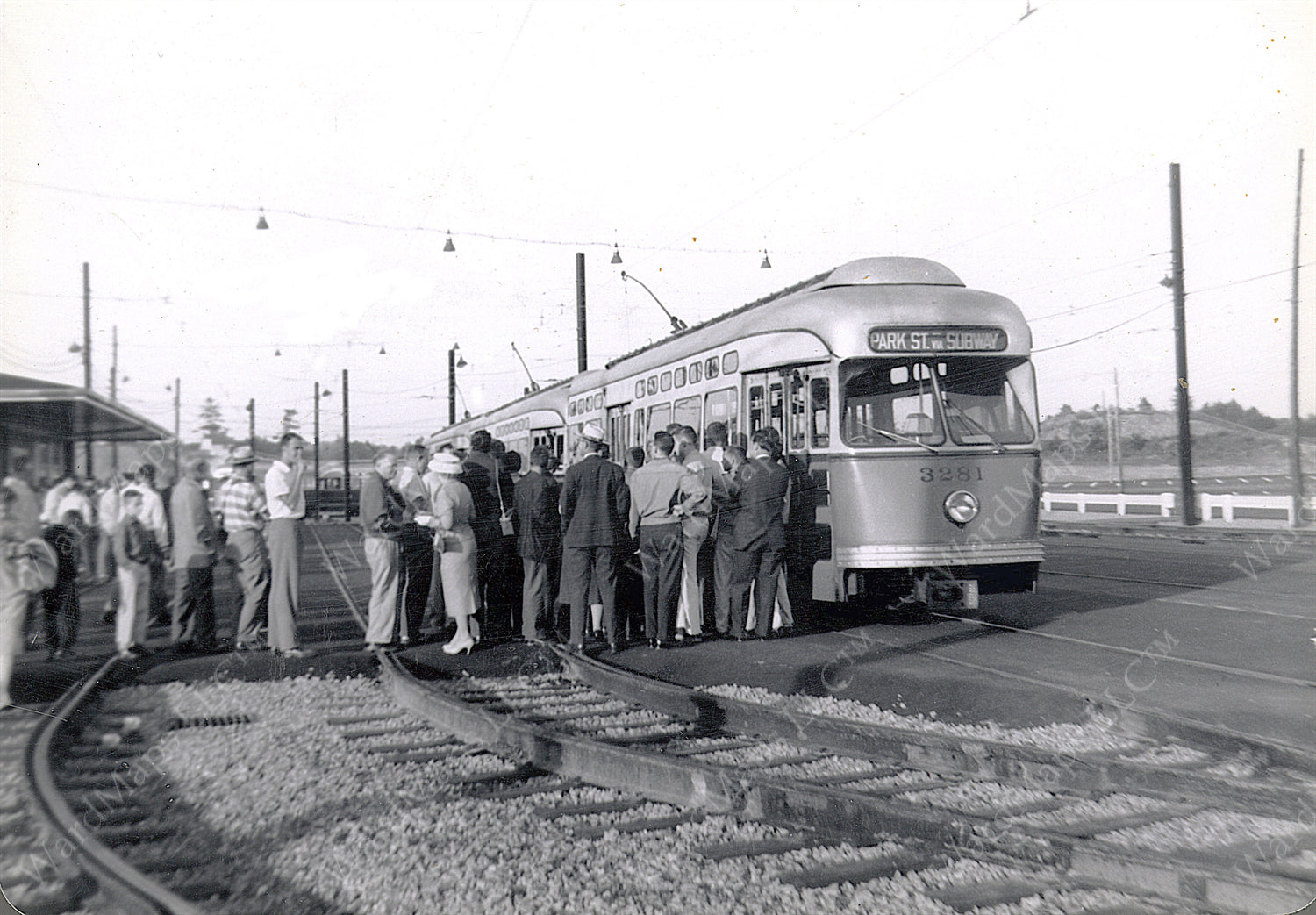 Riverside Terminal, First Day of Service, Newton, Massachusetts, July ...