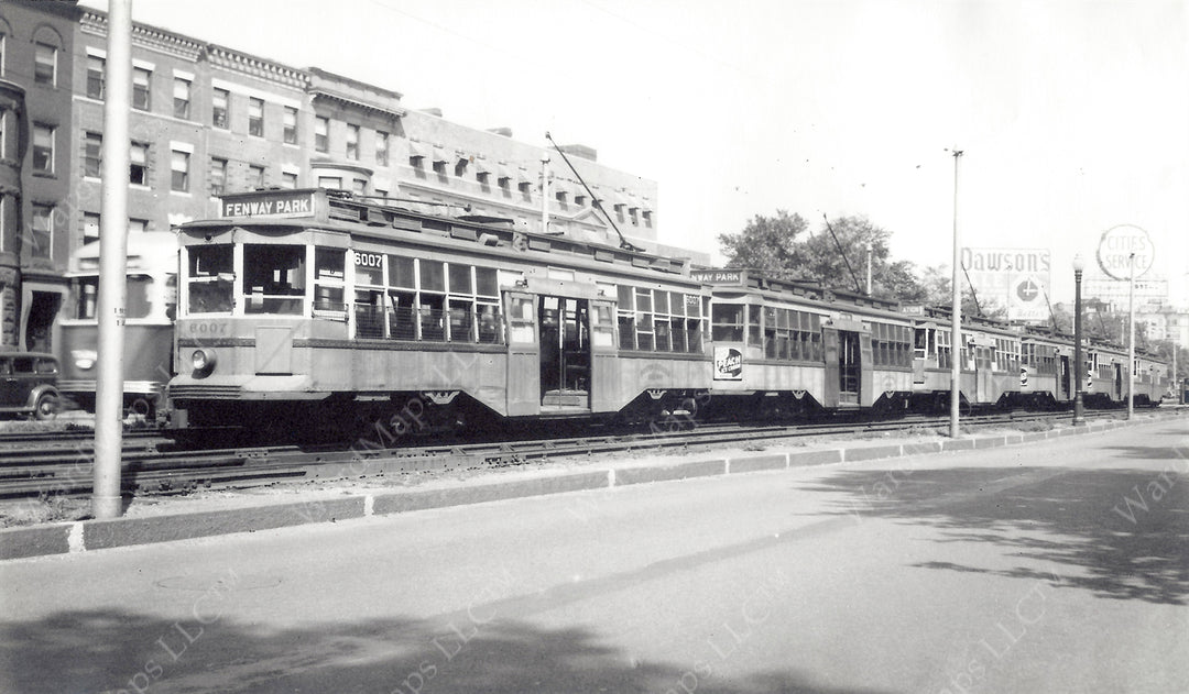 Center-entrance Streetcars for Fenway Park, Boston, Massachusetts 1941