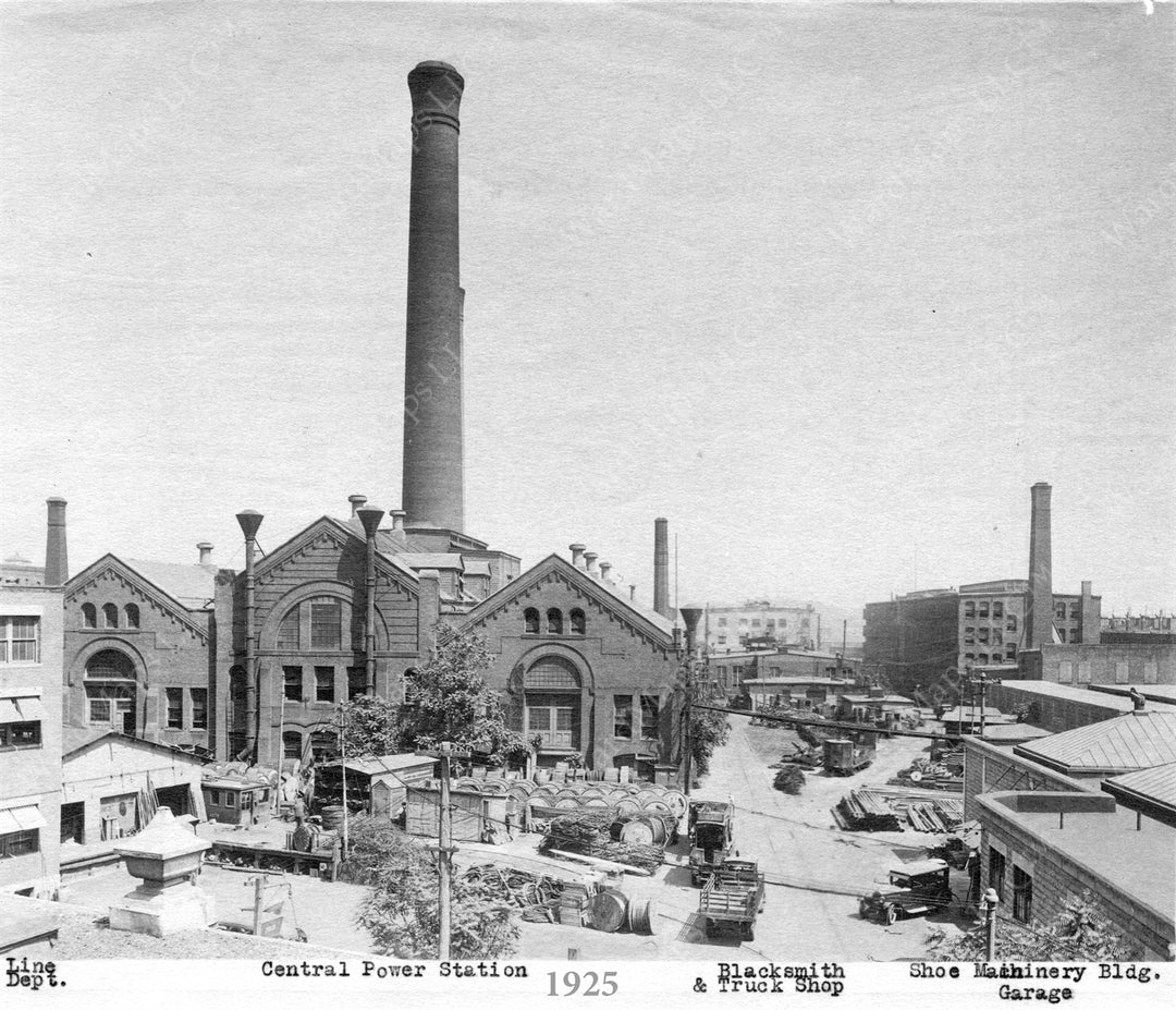 Central Power Station Complex, Boston, Massachusetts 1925