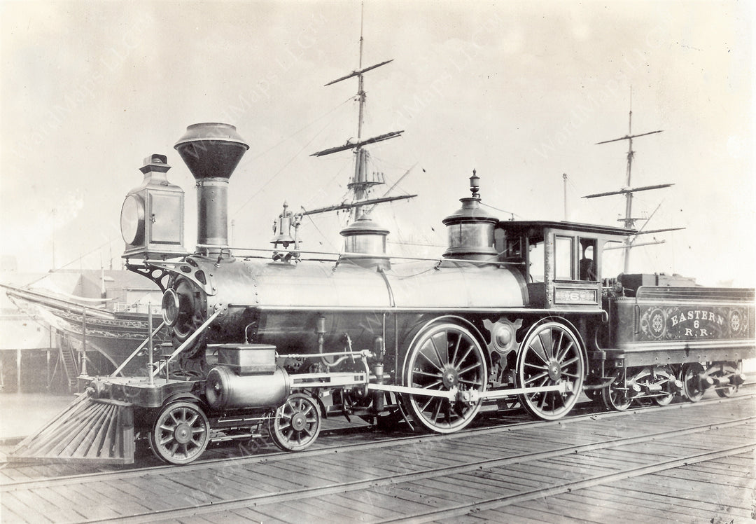 Eastern Railroad Locomotive “Cape Ann,” East Boston, Massachusetts, October 20, 1860