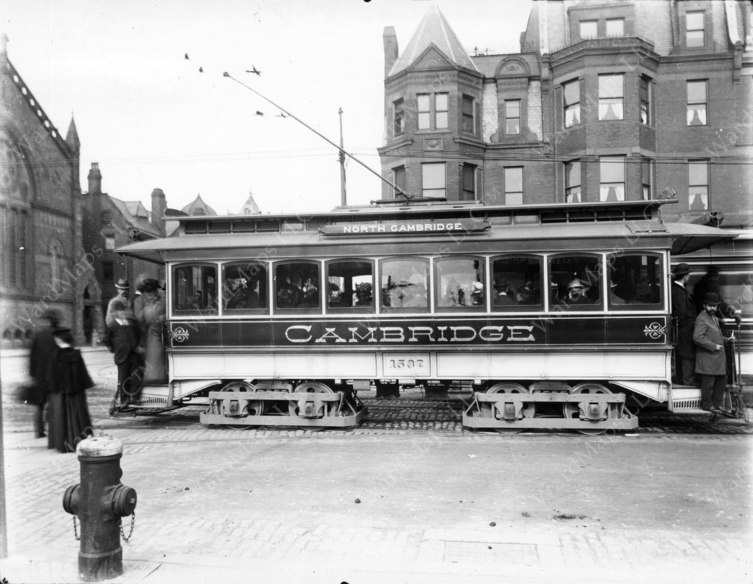 West End Number 1 Type Streetcar, Boston, Massachusetts Circa 1892