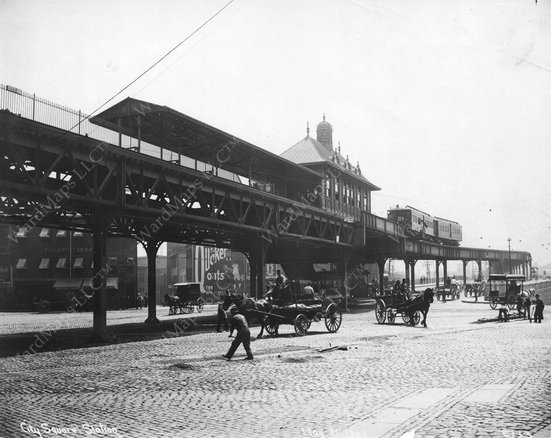 City Square Station, Charlestown, Massachusetts, May 31, 1901
