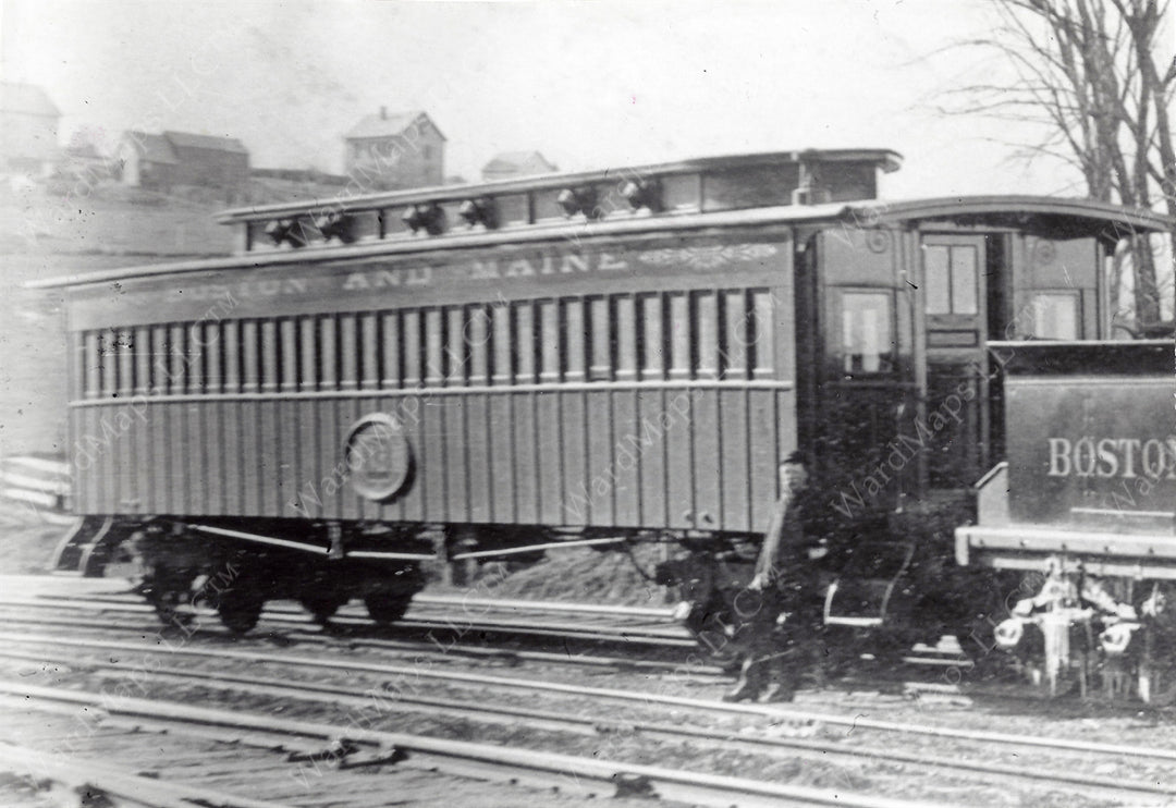 Boston & Maine Railroad Box Coach Early 1860s