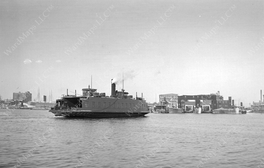 Ferrying to East Boston, Massachusetts, February 3, 1934