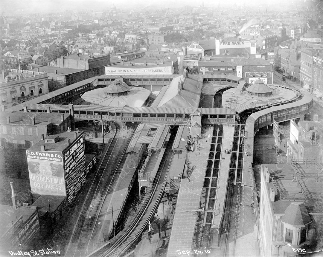 Dudley Street Station Overview, Roxbury, Massachusetts, September 20, 1910