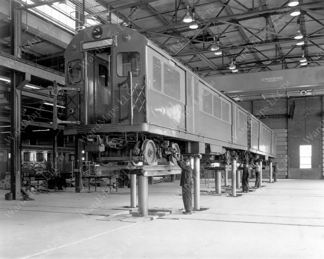 Inside Orient Heights Shops, East Boston, Massachusetts, February 12, 1952