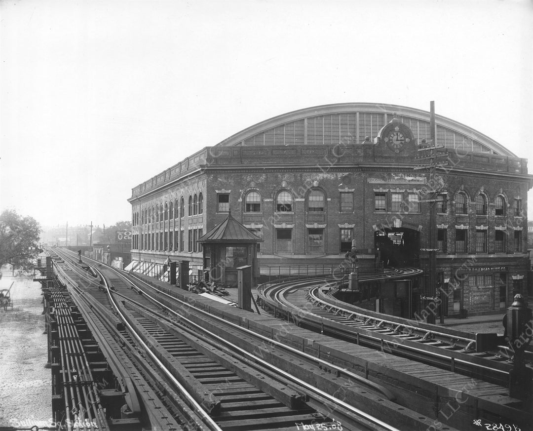 Sullivan Square Terminal, Charlestown, Massachusetts, May 25, 1908