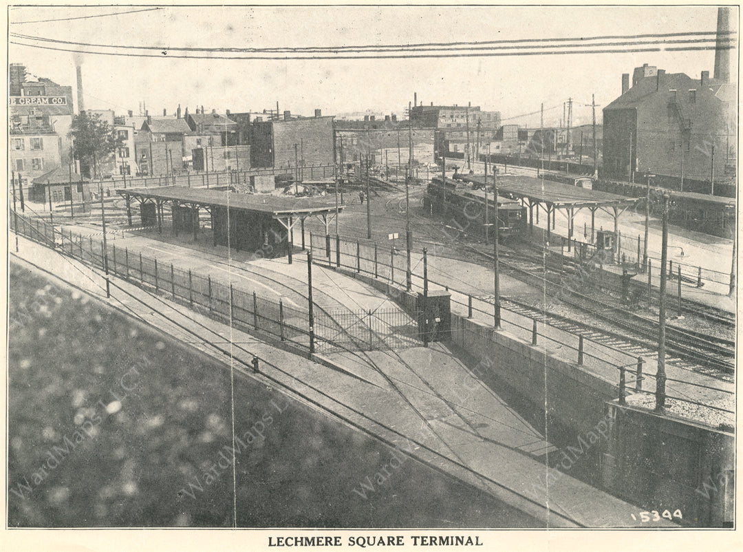 Lechmere Terminal, Cambridge, Massachusetts 1922