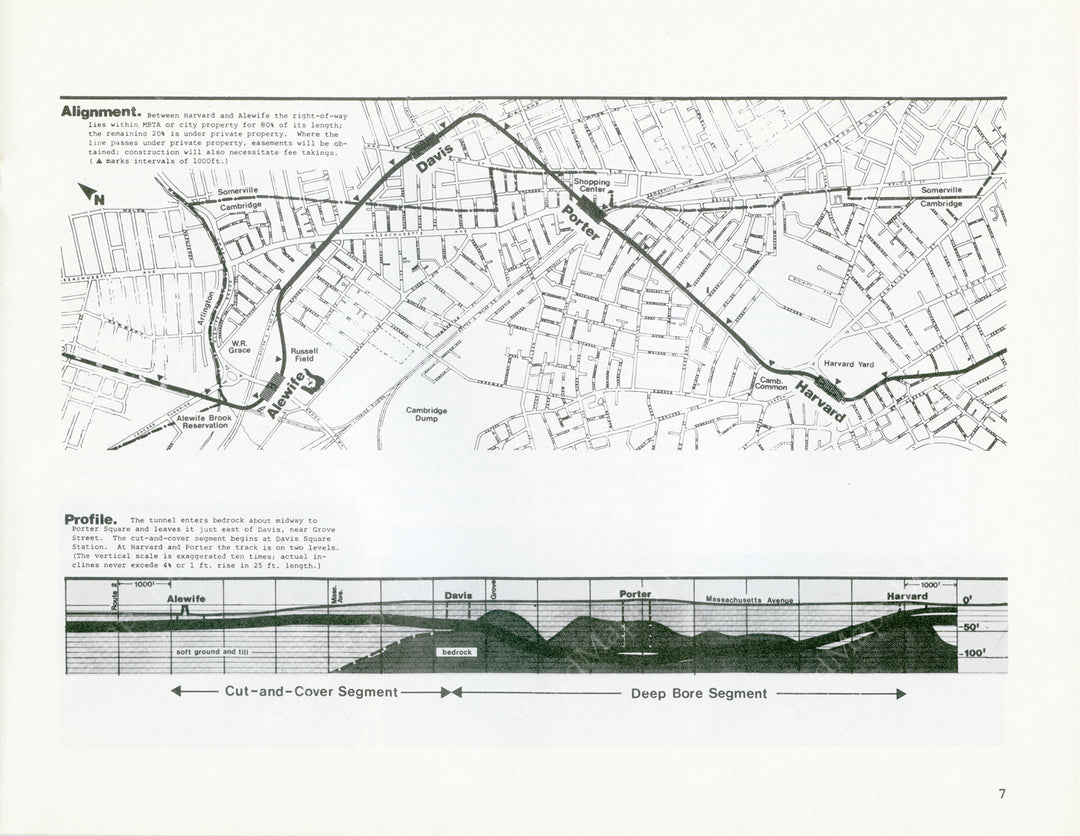 MBTA Red Line Northwest Extension Route 1978