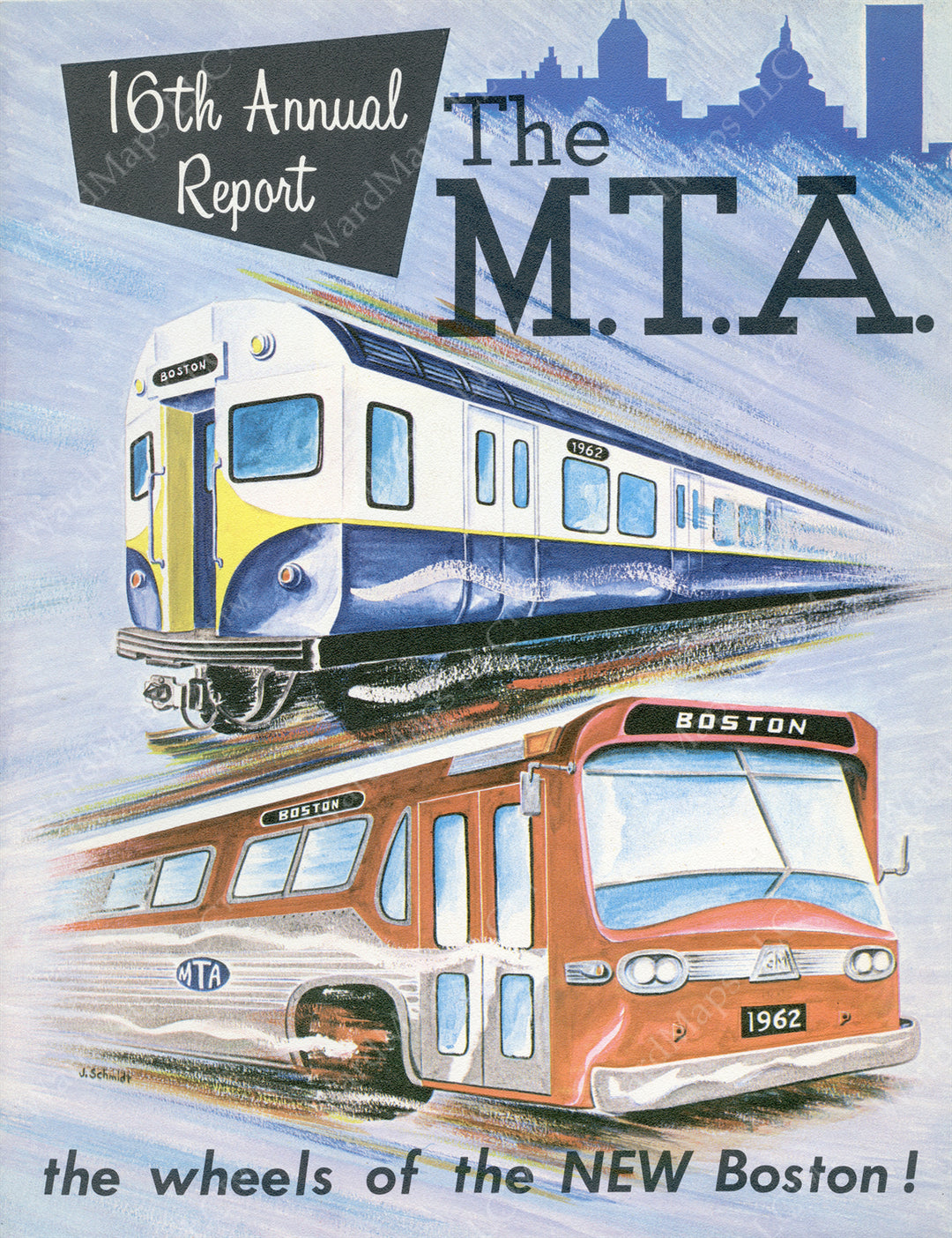 MTA (Boston) Annual Report Cover 1962