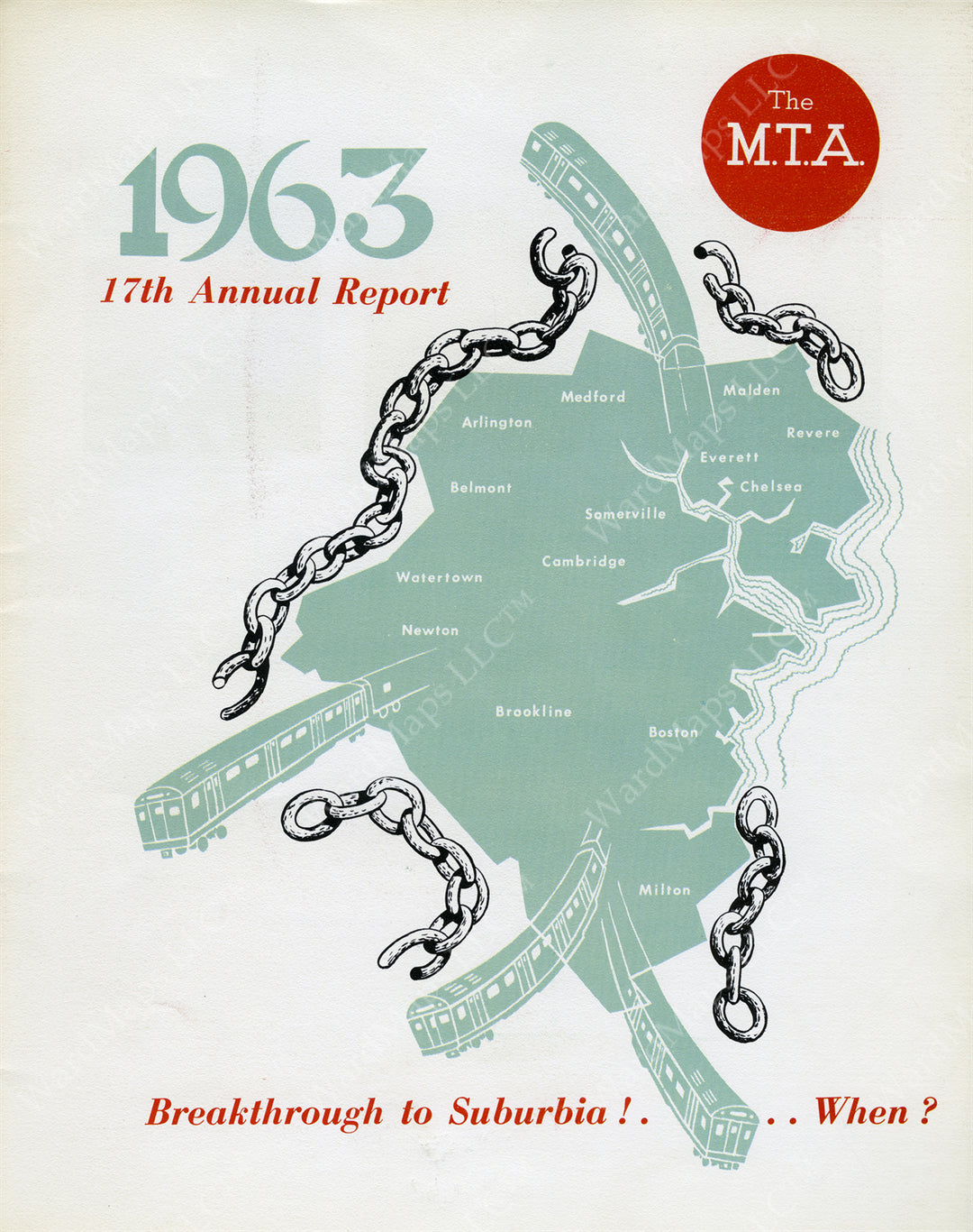 MTA (Boston) Annual Report Cover 1963