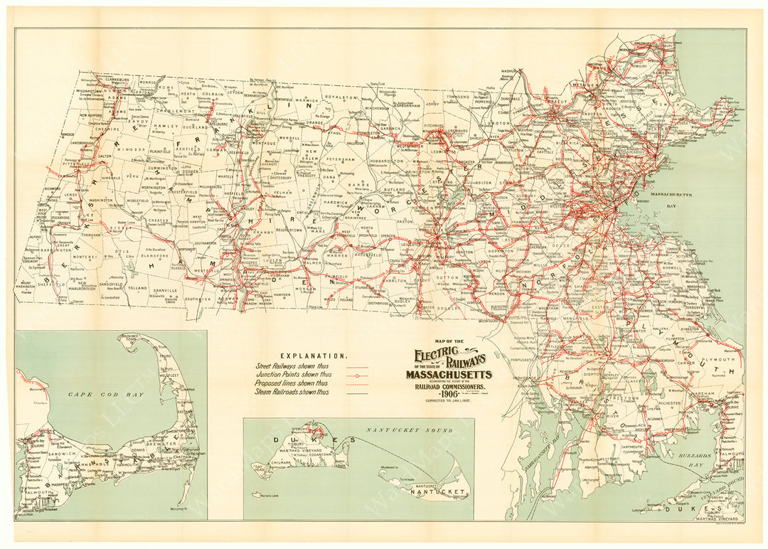 Massachusetts Street Railways 1906