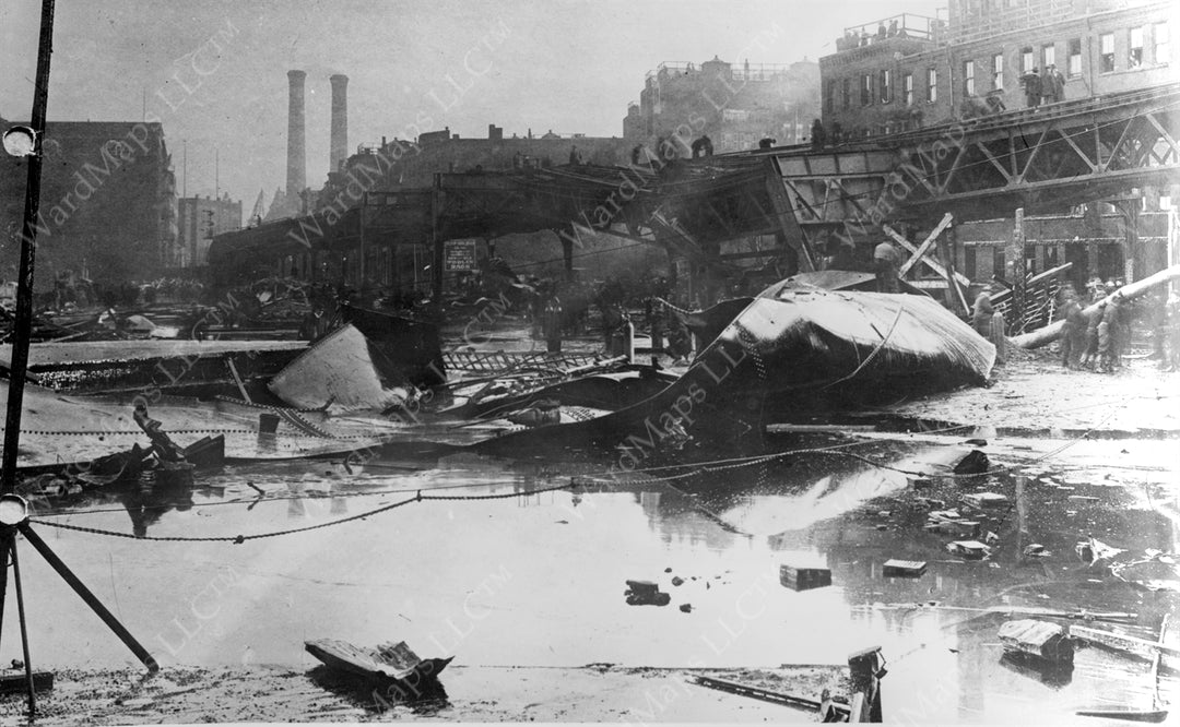 Aftermath of The Molasses Flood, Boston, Massachusetts, January 15, 1919