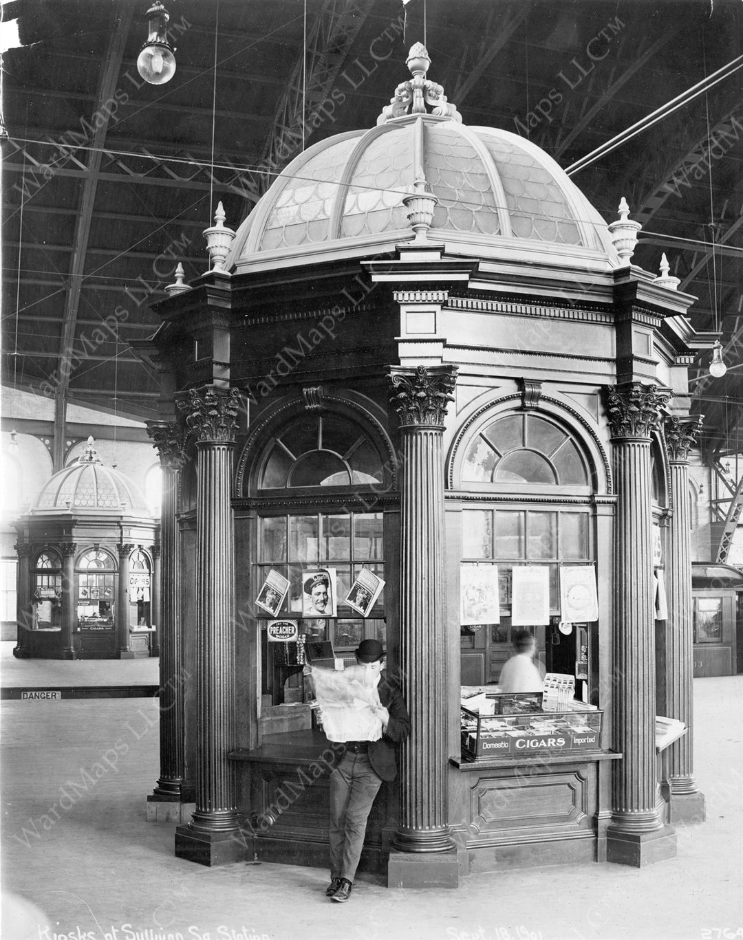 Sullivan Square Terminal Newsstands, Charlestown, Massachusetts, September 8, 1901