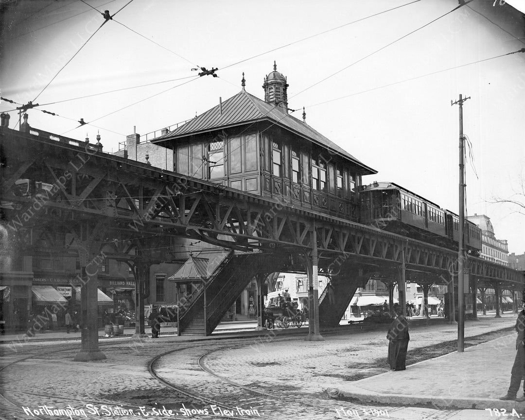 Northampton Station, Boston's South End, Massachusetts May 3, 1901