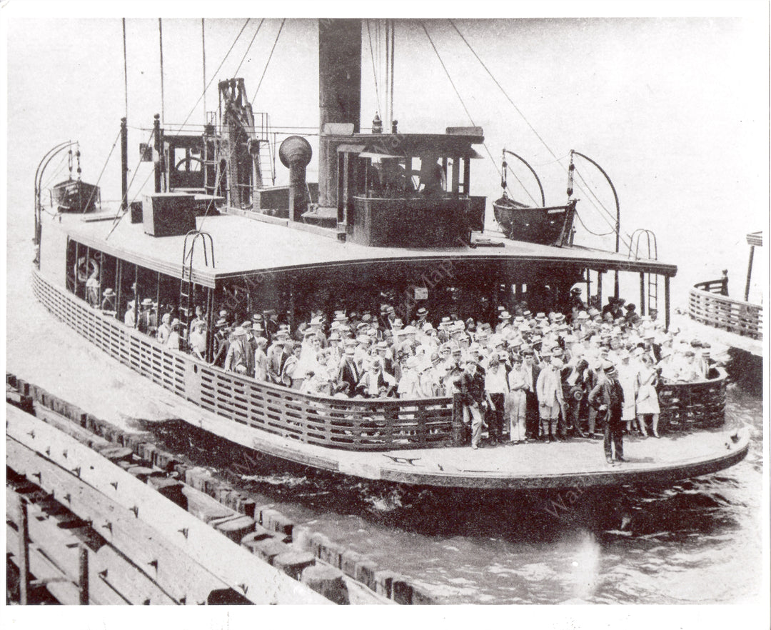 BRB&L Ferry, East Boston, Massachusetts 1922