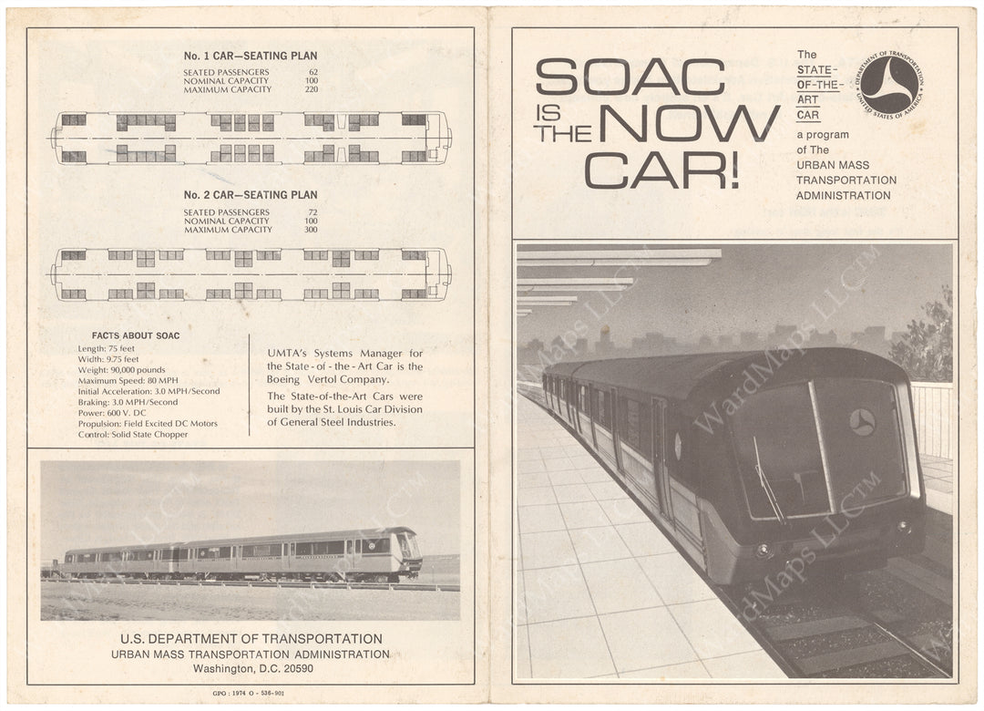 “SOAC is the Now Car!” Brochure 1974 (Side A)