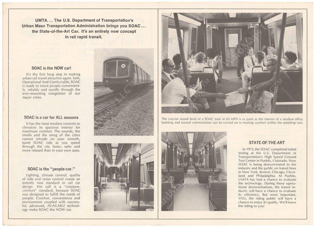 “SOAC is the Now Car!” Brochure 1974 (Side B)