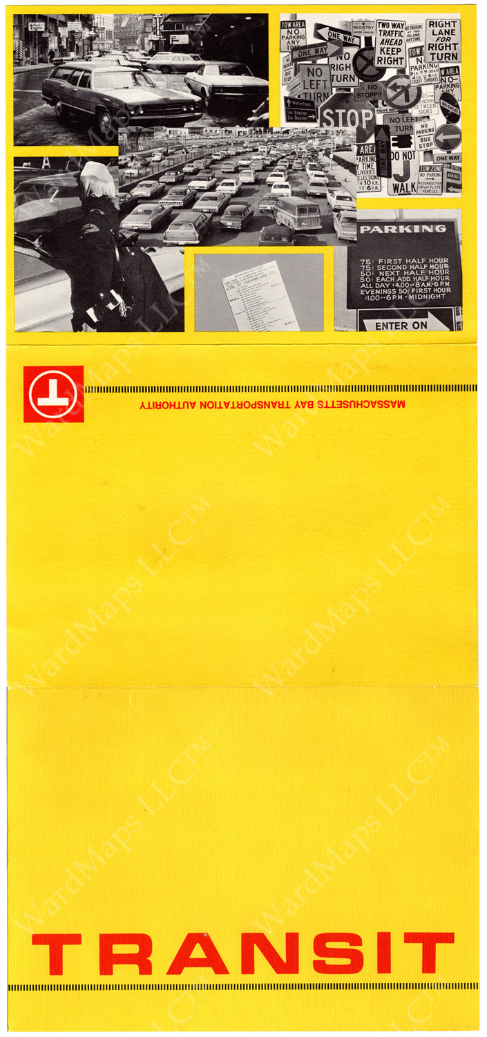MBTA South Shore Extension Brochure Circa 1970 (Side A)