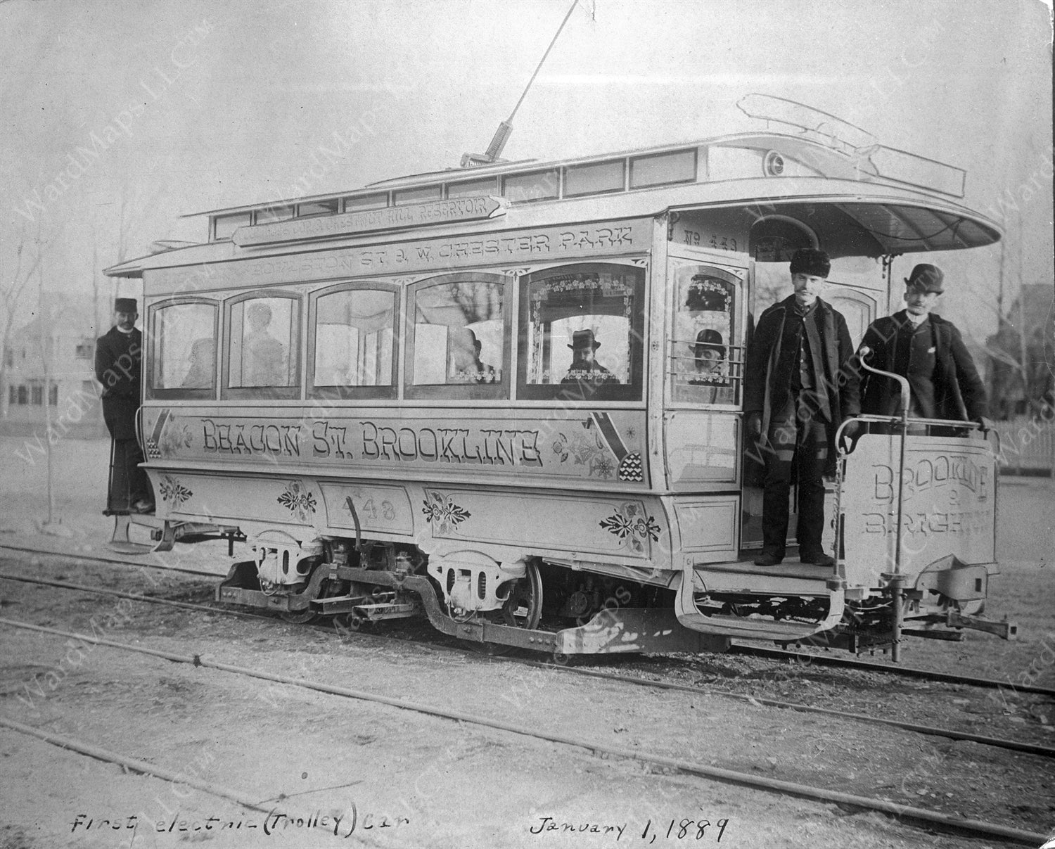 洋書 Railway Electric Traction by FW CARTER Boston's Earliest Electric Streetcar 1889 – WardMaps LLC