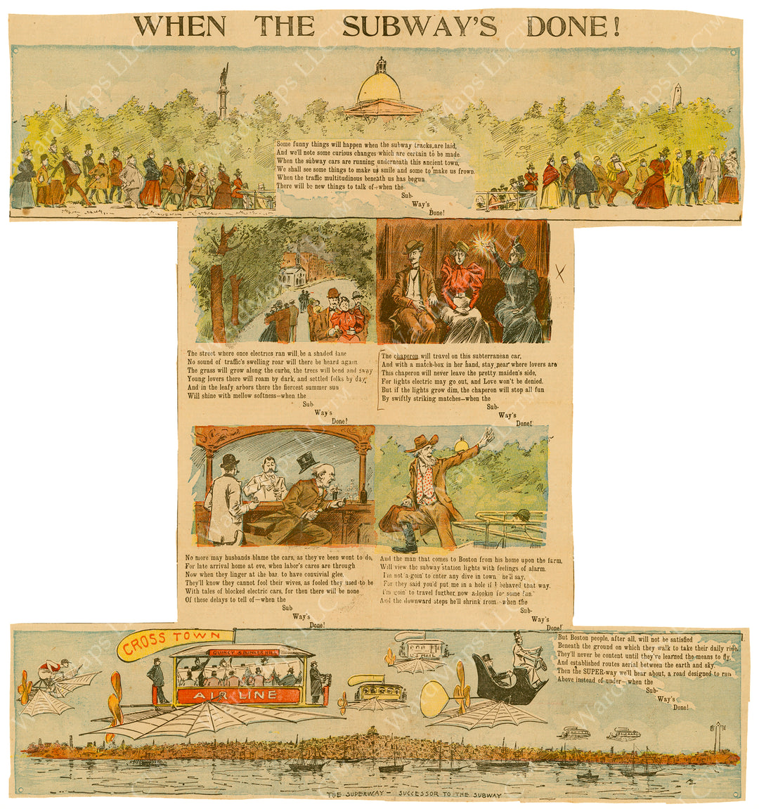 “When the Subway’s Done!” Boston, Massachusetts November 17, 1895
