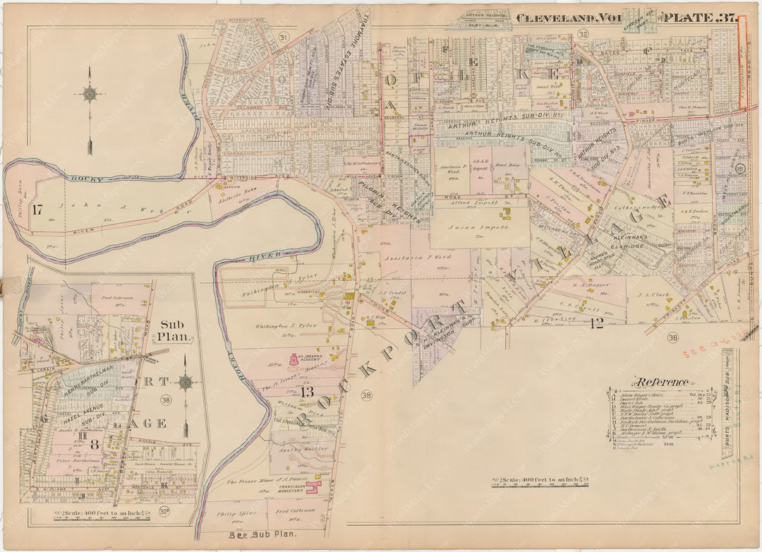 Cleveland, Ohio, Vol. 2, 1912 Plate 037