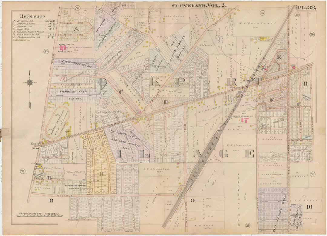 Cleveland, Ohio, Vol. 2, 1912 Plate 038