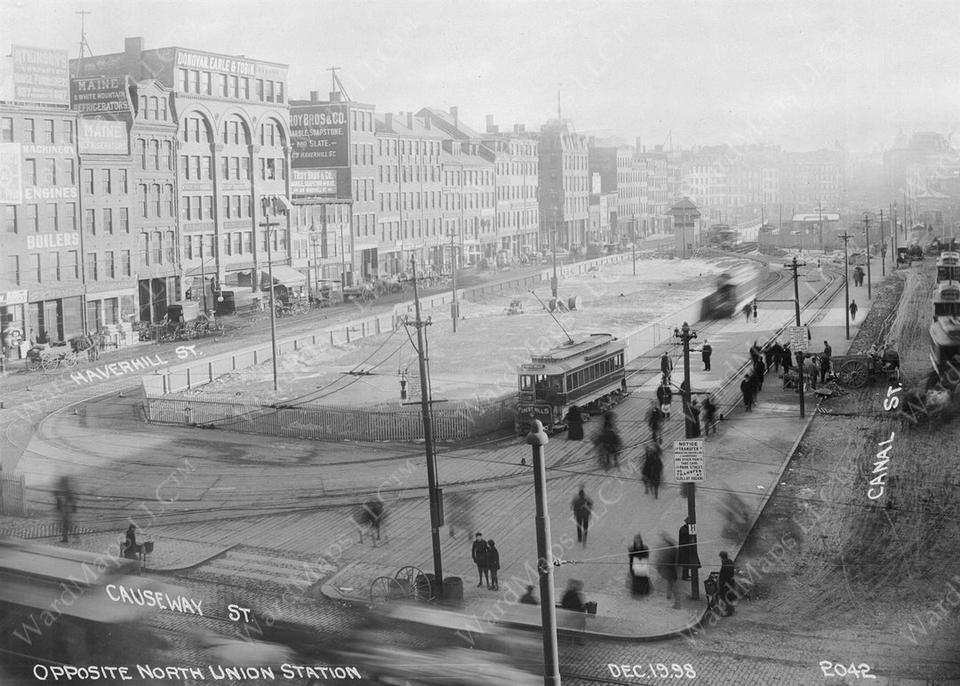 Canal Street Area, Boston, Massachusetts, December 19, 1898
