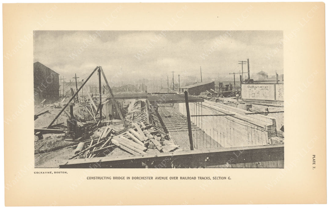 BTC Report 23 1917 Plate 07: Dorchester Ave Bridge, South Boston, Massachusetts