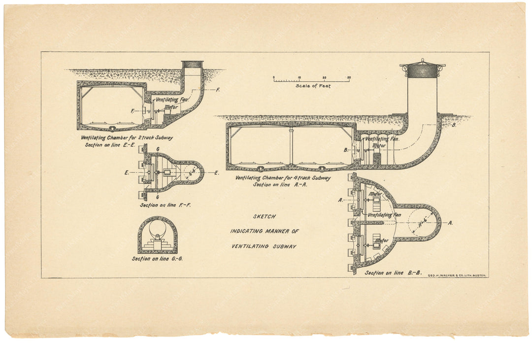BTC Report 01 1895: Manner of Ventilating Subway, Boston, Massachusetts