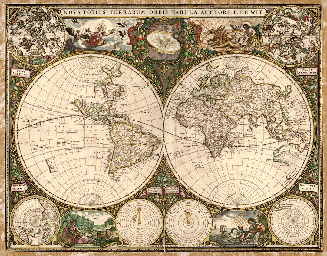 World Hemispheres 1660