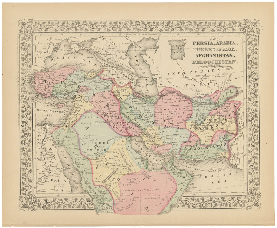 Middle East 1882