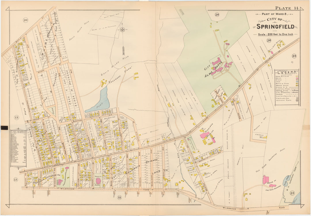 Springfield, Massachusetts 1899 Plate 014