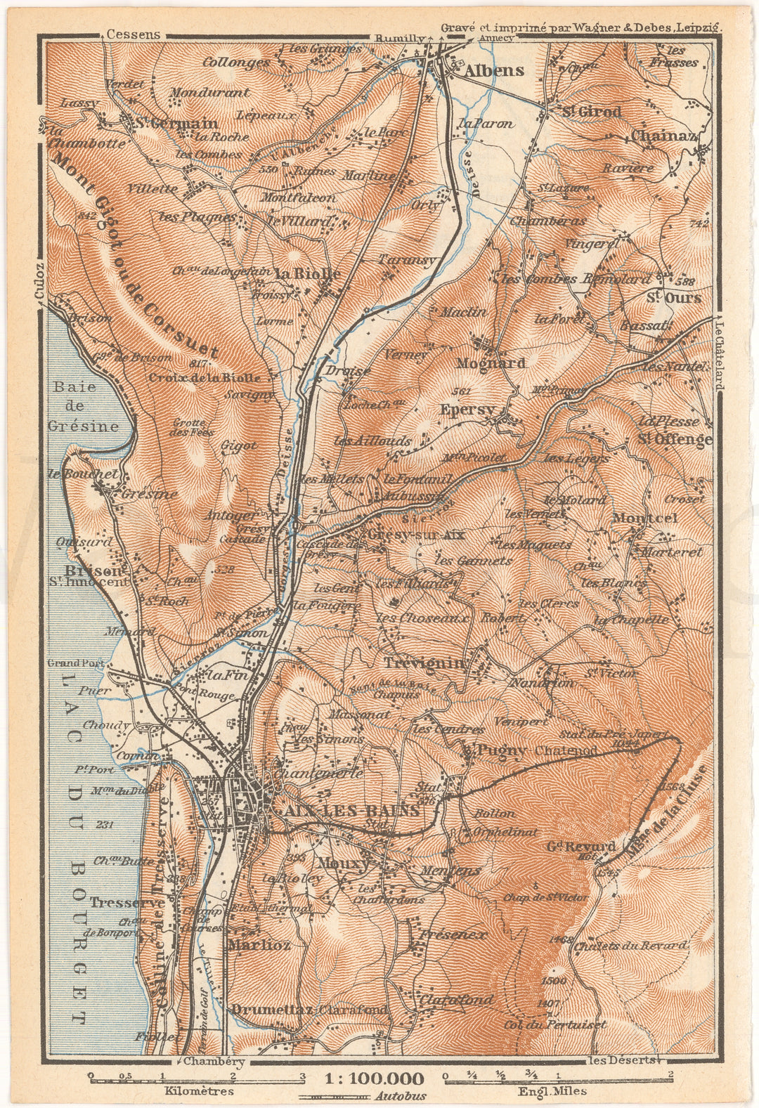 Aix-les-Bains Region, France 1930