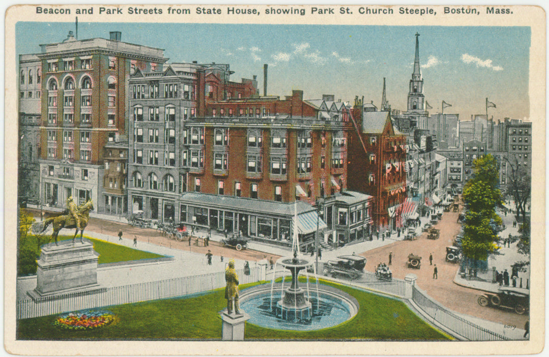 Beacon and Park Streets, Boston, Massachusetts