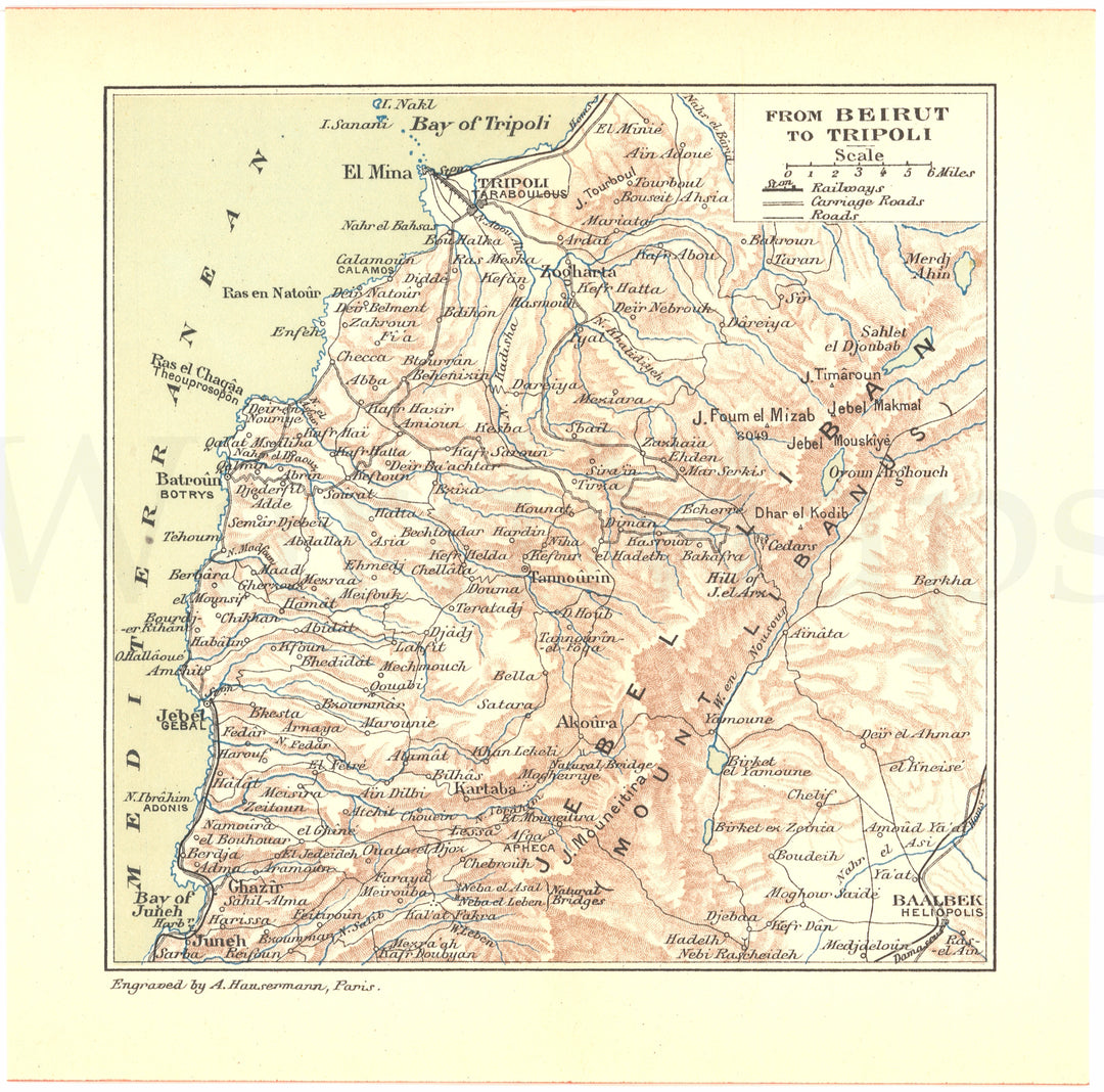 Lebanon 1923: Northern Part