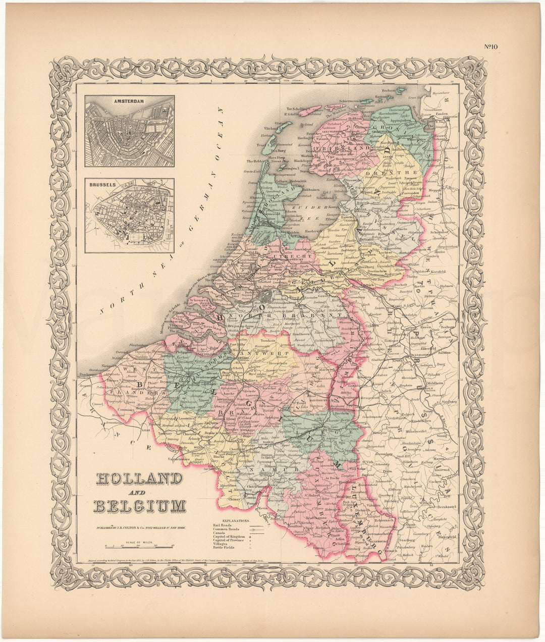 Belgium and Holland (Netherlands) 1856