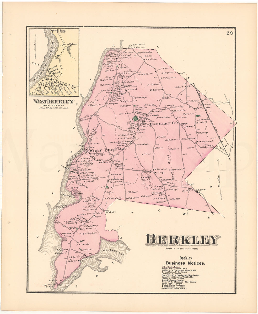 Berkley, Massachusetts 1871