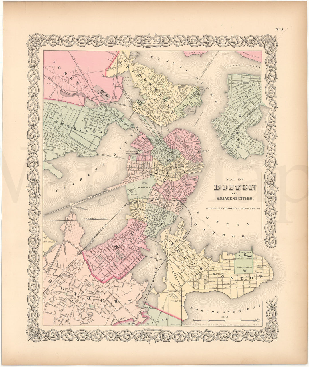 Boston, Massachusetts 1856