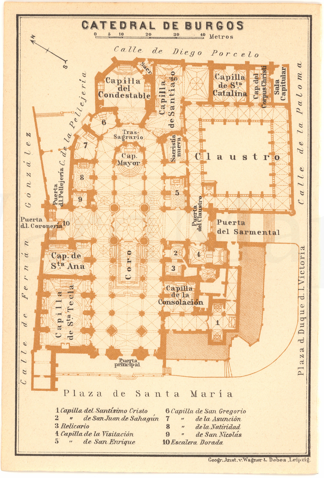 Burgos Cathedral, Spain 1929
